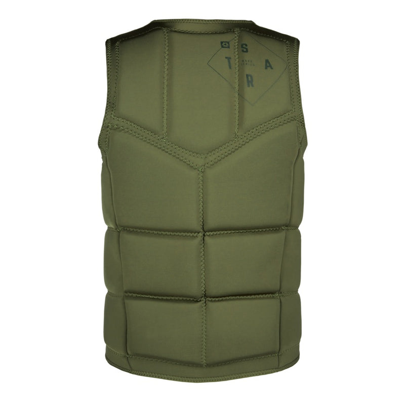 Load image into Gallery viewer, Mystic Star Front-Zip Wake Impact Vest Green
