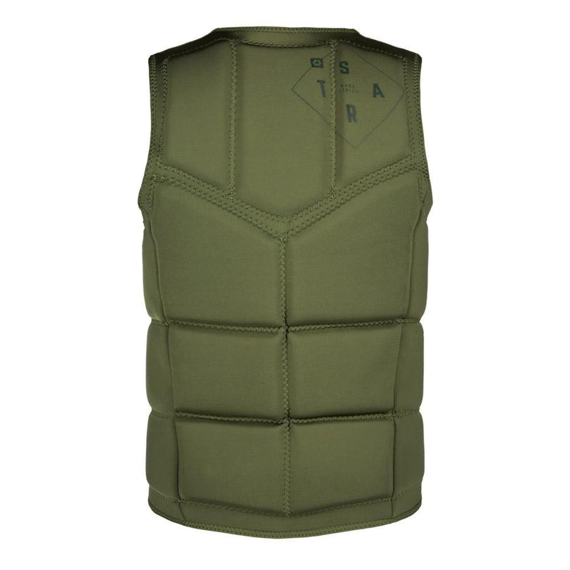 Load image into Gallery viewer, Mystic Star Front-Zip Wake Impact Vest Green