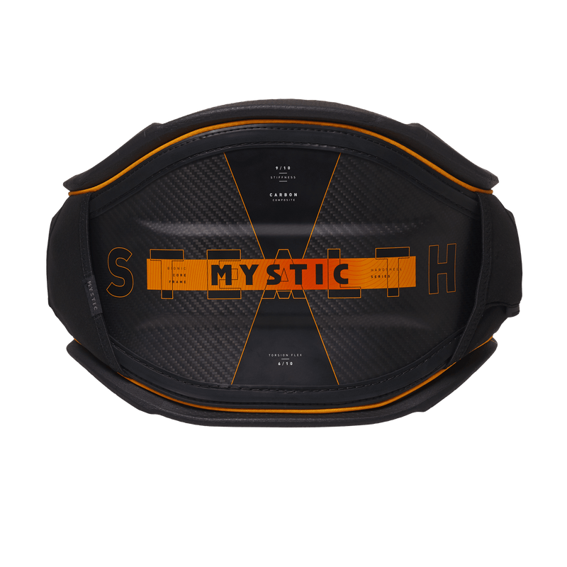 Load image into Gallery viewer, 2023 Mystic Stealth Hardshell Kiteboarding Waist Harness Retro Orange