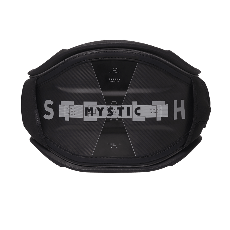 Load image into Gallery viewer, 2023 Mystic Stealth Hardshell Kiteboarding Waist Harness Dark Grey