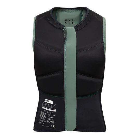 Load image into Gallery viewer, Mystic Star Women's FZ Impact Vest Dark Olive
