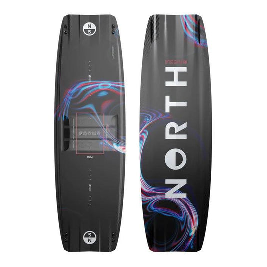 2024 North Focus Hybrid Kiteboard - Top-Bottom View