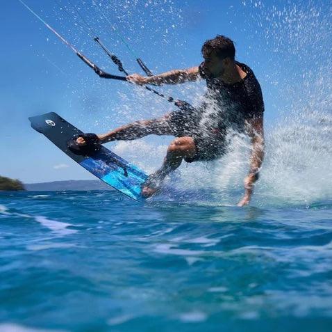 Load image into Gallery viewer, 2024 North Trace Freeride Lightwind Kiteboard-Action Shot