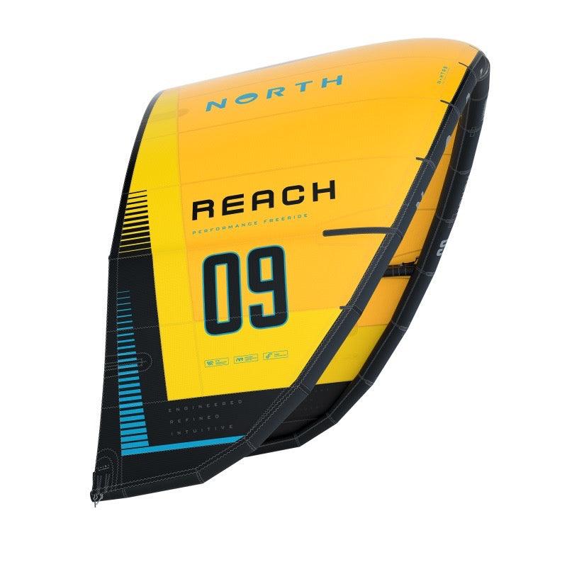 Load image into Gallery viewer, Green Hat Kiteboarding-2025 North Reach-Sunset Yellow-Left Profile View