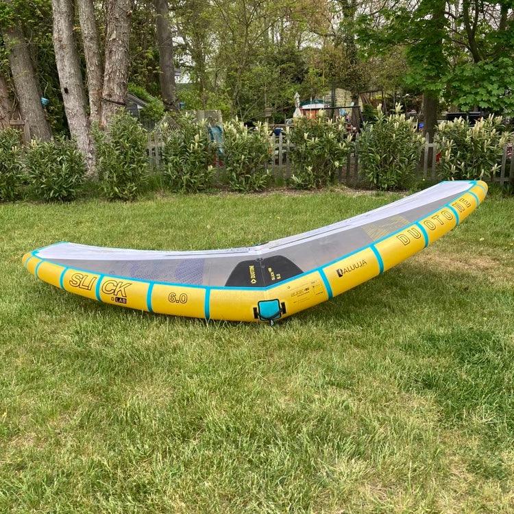 Load image into Gallery viewer, 2023 Duotone Slick D/Lab 6m Foil Wing w/ Miniboom Platinum SLS USED