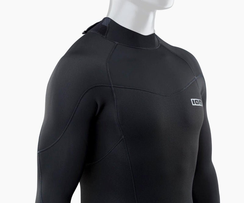 Load image into Gallery viewer, Green Hat Kiteboarding-2023 Ion Element 4/3 Back-Zip Wetsuit-BLK-Chest View