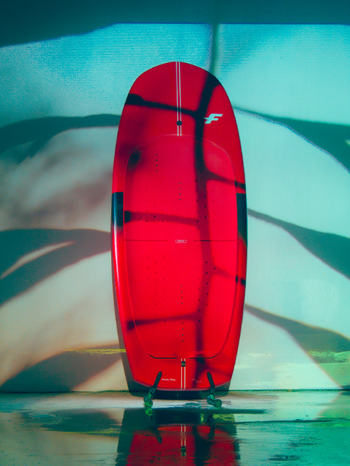 Load image into Gallery viewer, Green Hat Kiteboarding-F-One V4 Rocket Wing Board-Live Shot of Board