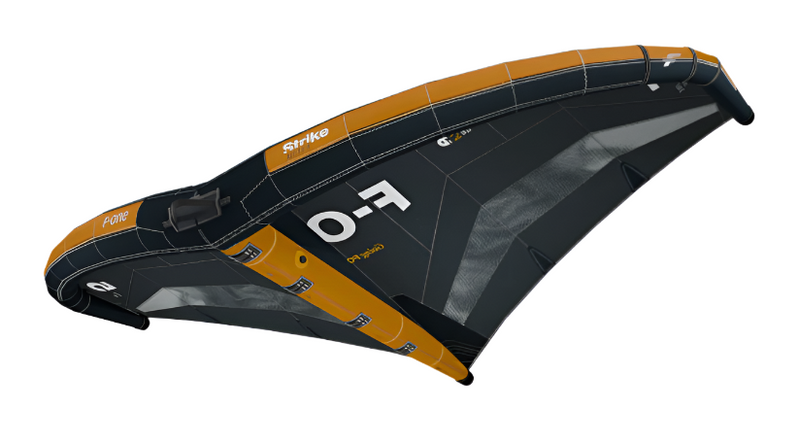 Load image into Gallery viewer, Green Hat Kiteboarding 2025 F-One Strike V5 Aluula Wing-Onyx- Leading Edge Underside View