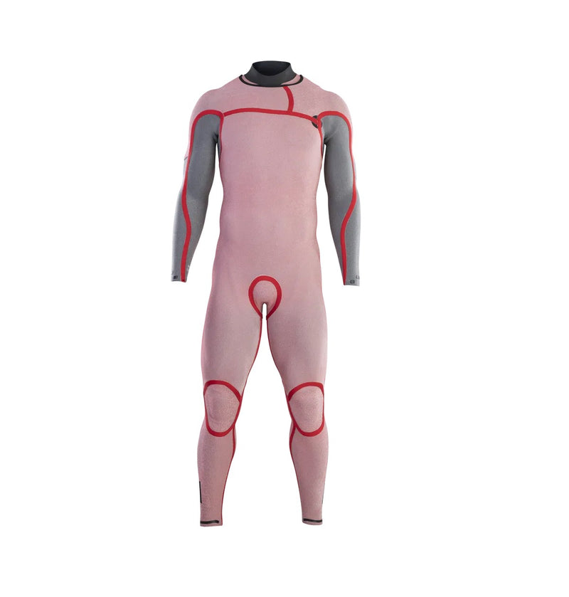 Load image into Gallery viewer, Green Hat Kiteboarding-2025 ION Seek Amp 3/2 FZ Men Wetsuit-Inside Out Front View