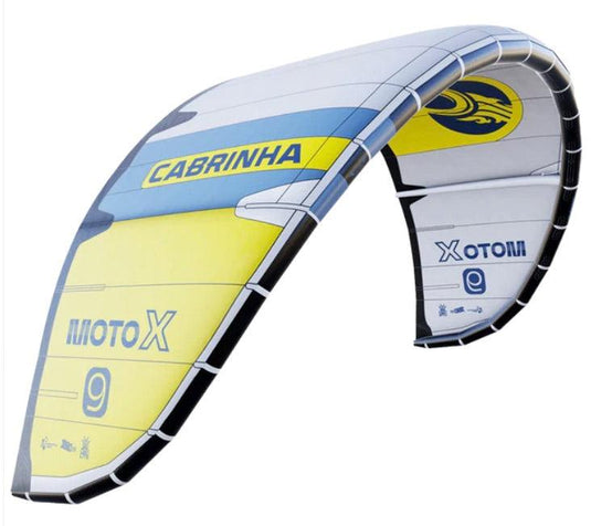 Green Hat Kiteboarding-2025 Cabrinha Moto X Lite Kite-C3 Color-Leading Edge Front Left View