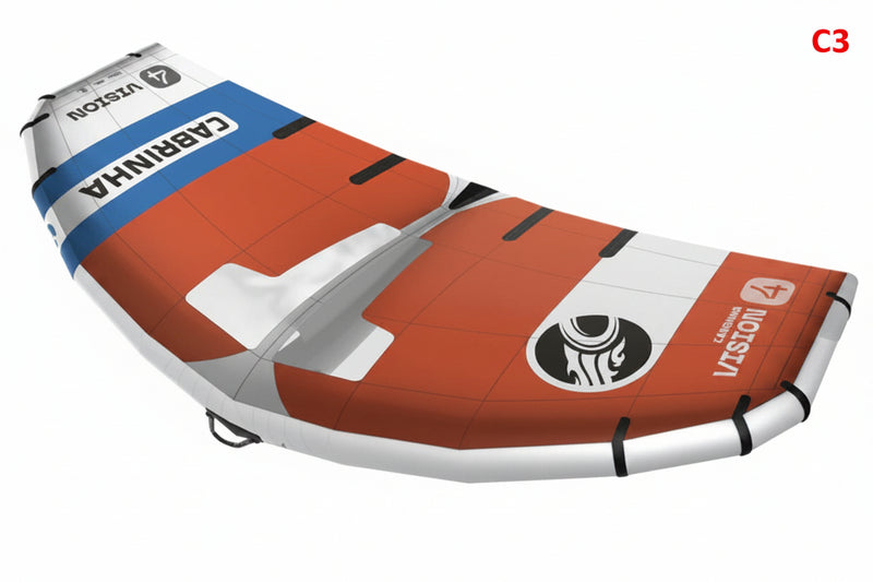 Load image into Gallery viewer, Green Hat Kiteboarding- 2025 Cabrinha Vision Wing-Color C3-Leading Edge Top Front Right View