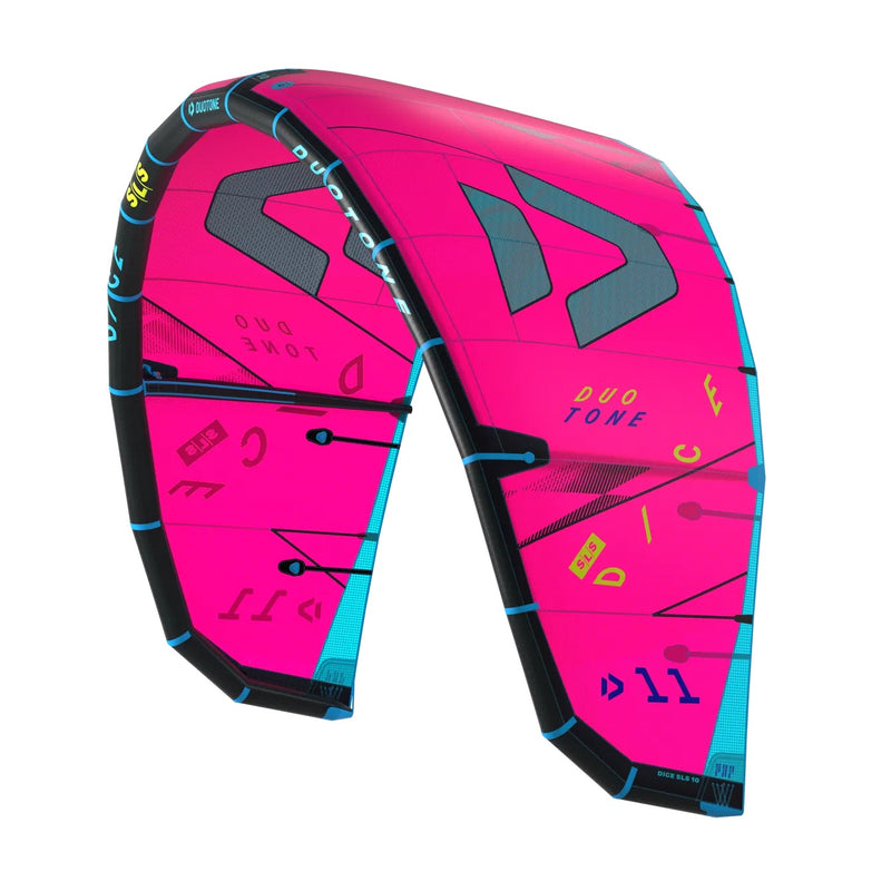 Load image into Gallery viewer, 2025 Duotone Dice SLS Pink/Grey-Leading Edge Left View
