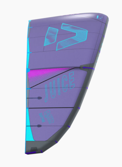 Green Hat Kiteboarding-2025 Duotone Juice-Purple-Profile View