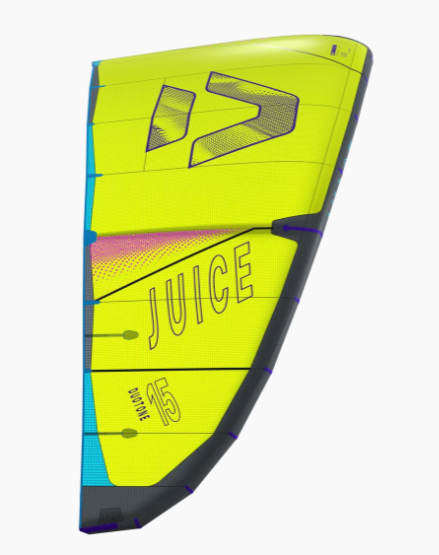 Green Hat Kiteboarding-2025 Duotone Juice-Yellow-Profile View