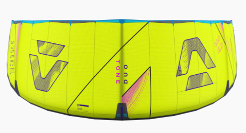 Green Hat Kiteboarding-2025 Duotone Juice-Yellow-Top View