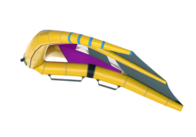 Load image into Gallery viewer, Green Hat Kiteboarding-2025 Ventis D/LAB-Side Profile View