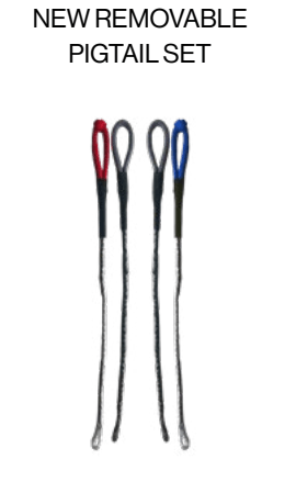 Load image into Gallery viewer, Green Hat Kiteboarding-2025 F-One LINX BAR 4 LINES - SK99-Close up on Removable Pigtail Set