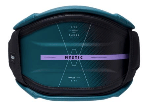 Green Hat Kiteboarding-Product-2025 Mystic Women's Stealth Hardshell Kite Harness-Teal