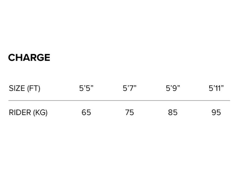 Load image into Gallery viewer, 2024 North Charge Pro Surfboard Size Chart