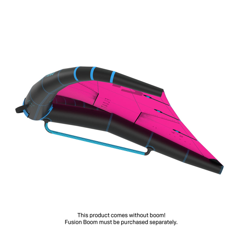 Load image into Gallery viewer, Fuzzy Pink Duotone Float wing on a white background