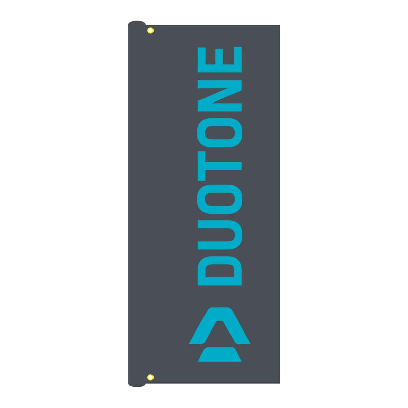 Load image into Gallery viewer, Green Hat Kiteboarding-Duotone Flag-Blue Letters on Grey Back