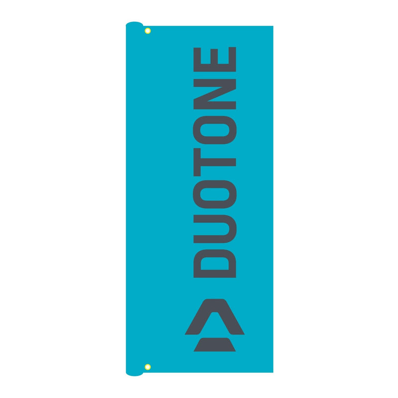 Load image into Gallery viewer, Green Hat Kiteboarding-Duotone Flag-Grey Letters on Blue Back