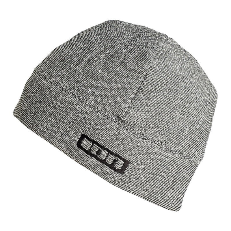 Load image into Gallery viewer, Grey Beanie with an Ion logo on a white background