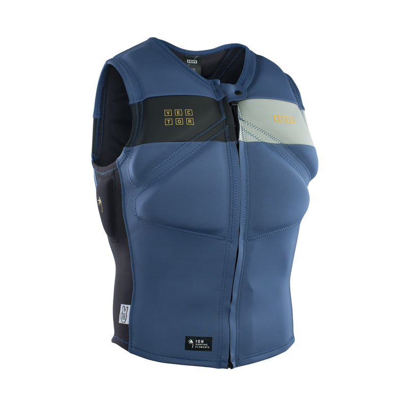 Load image into Gallery viewer, 2024 ION Vector Vest Amp Front-Zip Cascade Blue
