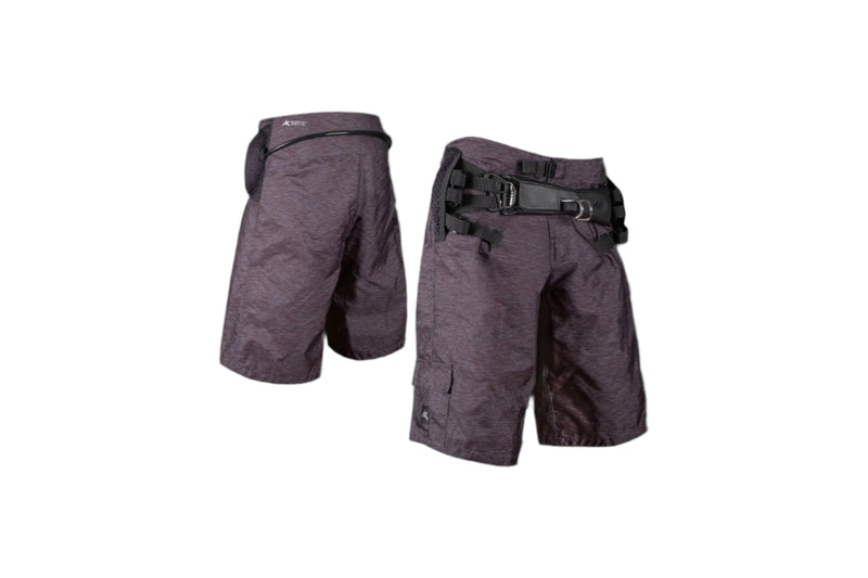 Load image into Gallery viewer, Green Hat Kiteboarding-AK Durable Supply Co. Cruz Seat Harness-Front & Back View on White Background