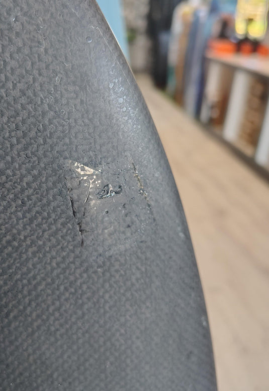 Green Hat Kiteboarding-Appletree Jazz Wingboard 62.5L USED-Close Up View of Right Nose  Repair