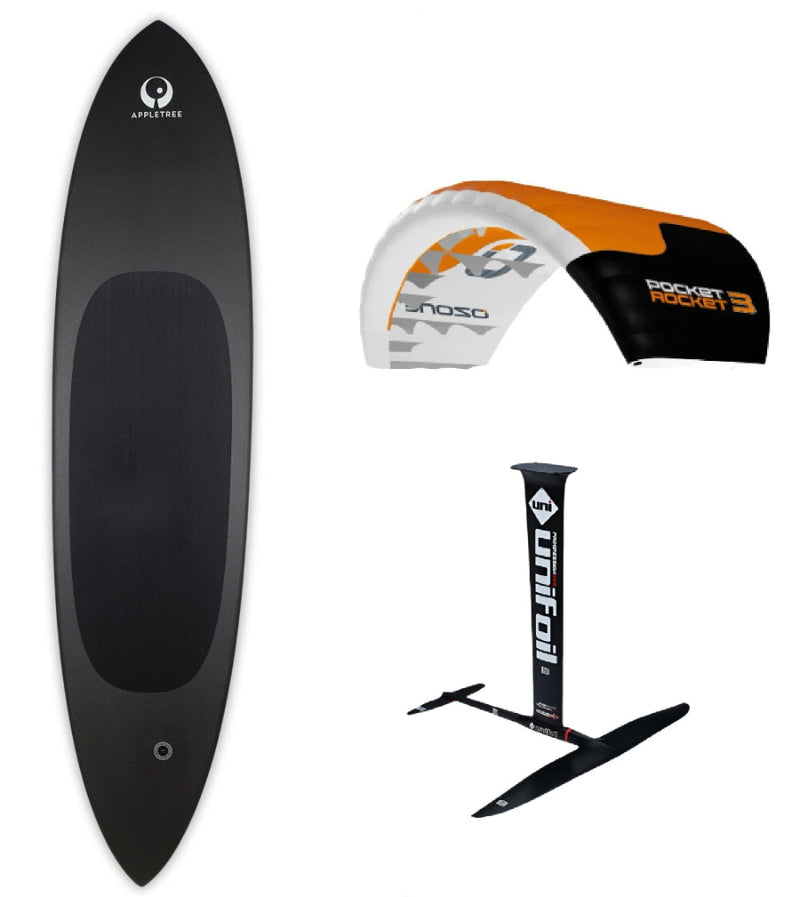 Load image into Gallery viewer, Green Hat Kiteboarding-Appletree Skipper Parawing Package-Ozone Pocket Rocket and Unifoil Evolution Foil