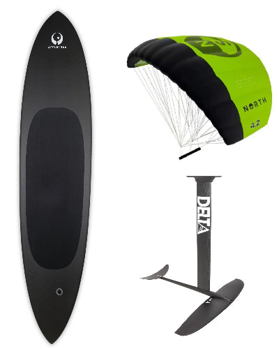 Load image into Gallery viewer, Green Hat Kiteboarding-Appletree kipper DW/North Ranger/Delta HA Parawing Package
