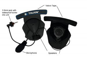 Load image into Gallery viewer, BbTalkin' Waterproof Helmet Headset Double Sided