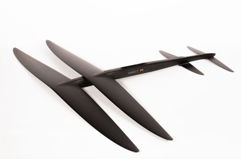 Load image into Gallery viewer, Green Hat Kiteboarding-CODE Foils-R Series Front Wing-960R-Front View wt Stab