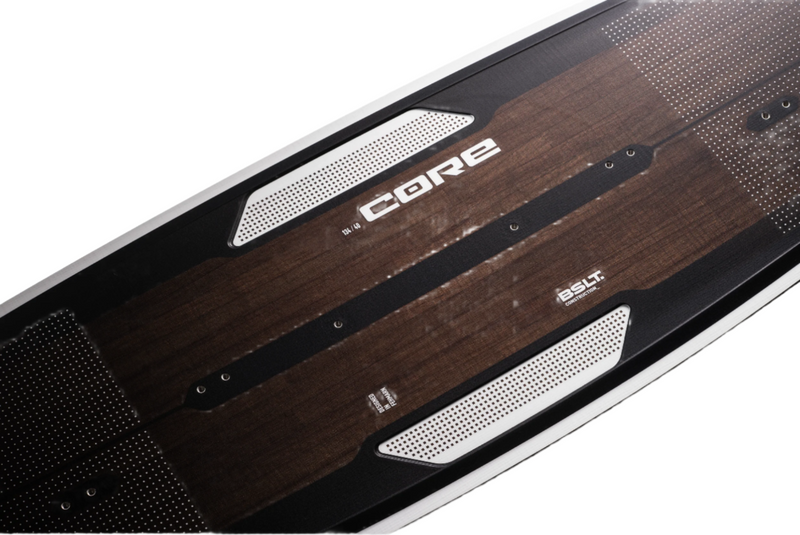 Load image into Gallery viewer, Green Hat Kiteboarding-Core ERA Twin Tip-Top Mid-SectionView
