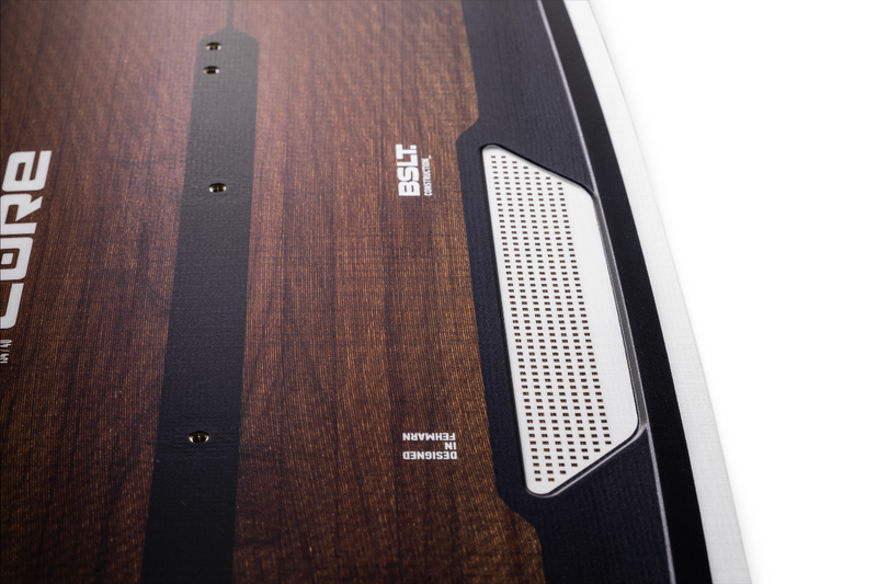 Load image into Gallery viewer, Green Hat Kiteboarding-Core ERA Twin Tip-Top Mid-Section View