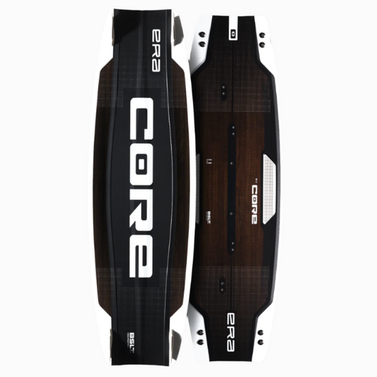 Green Hat Kiteboarding-Core ERA Twin  Tip-Top and Bottom View