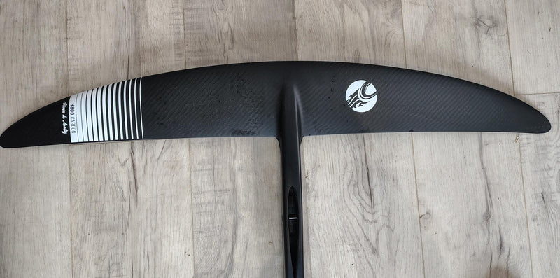 Load image into Gallery viewer, Green Hat Kiteboarding-Cabrinha H800 Carbon Foil Plane USED-Top View of H800 Front Wing