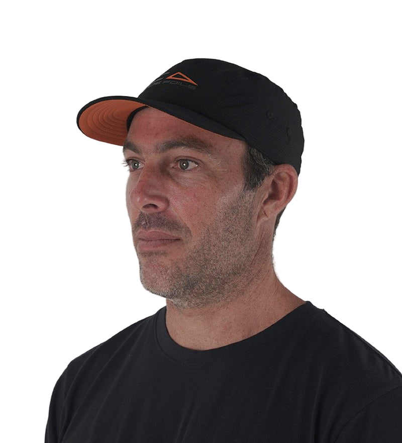 Load image into Gallery viewer, Green Hat Kiteboarding-Code Foils Cap-Man Wearing Code Cap on a White Background