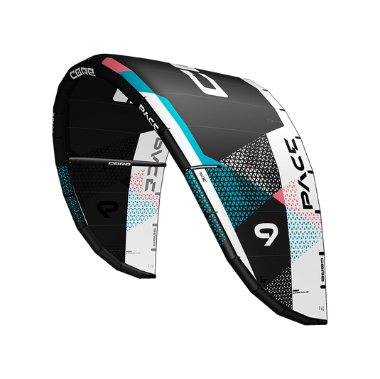 Green Hat Kiteboarding-Core Pace Kite- View of Black Color