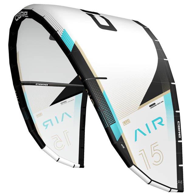 Load image into Gallery viewer, Green Hat Kiteboarding-Core AIR LW Kite-Right Front Leading Edge View