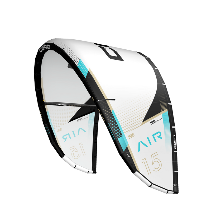 Load image into Gallery viewer, Green Hat Kiteboarding-Core AIR LW Kite-Right Front Leading Edge View
