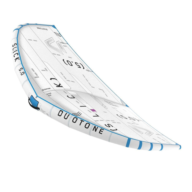 Load image into Gallery viewer, Green Hat Kiteboarding-2024 Duotone Slick Concept Blue Wing-Leading Edge Top View