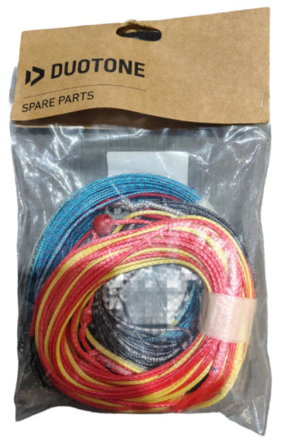 Load image into Gallery viewer, Green Hat Kiteboarding-Duotone Spare Parts-Trust Bar Line Set SS23-SS25-Front of the Pack View