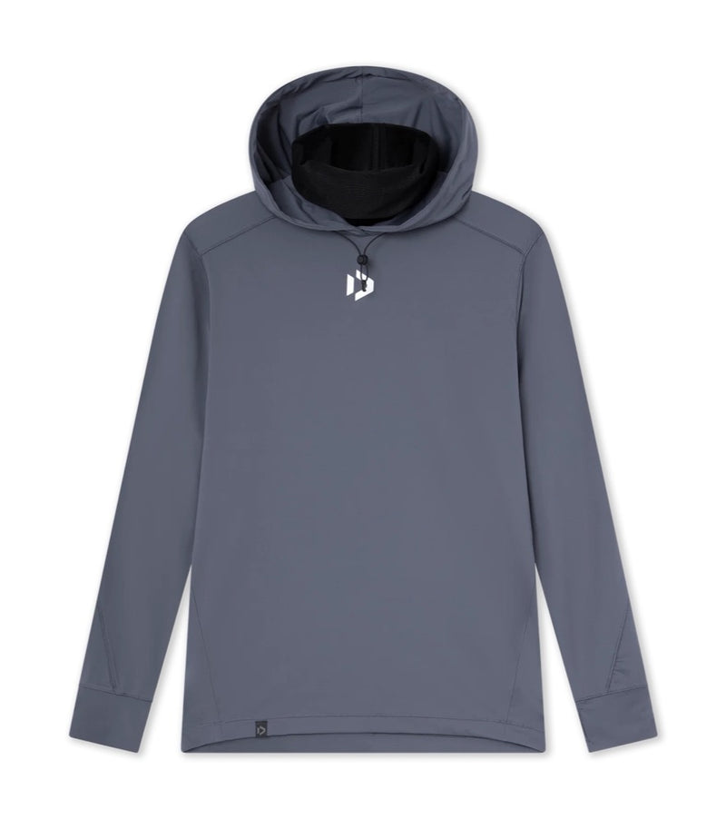 Load image into Gallery viewer, Gray Duotone Longsleeve Wetshirt Guard men with a Duotone brand logo on a white background