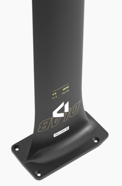 Load image into Gallery viewer, Green Hat Kiteboarding-Duotone Mast Slim 2.0 D/Lab-Close Up View of the Mast Plate on a White Background