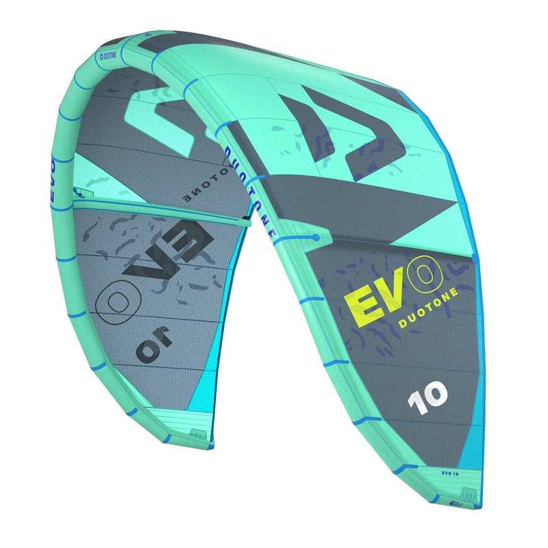 Load image into Gallery viewer, Duotone EVO 10m Mint/Dark Grey-Leading Edge Left side view