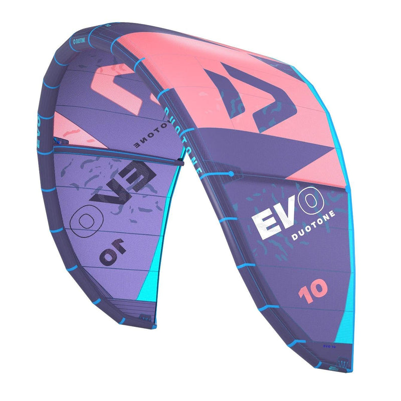 Load image into Gallery viewer, Duotone EVO 10m Coral/Heron color-Leading Edge Left Side View