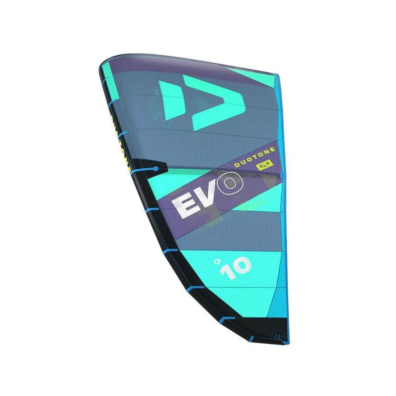 Load image into Gallery viewer, 2024 Duotone 10m Evo SLS Blue/Mint Color-Profile-Left View