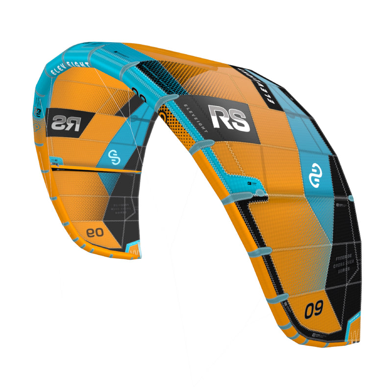 Load image into Gallery viewer, Green Hat Kiteboarding- Eleveight RS V9-Orange-Right Leading Edge View